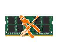 Actualice a 24GB con 1x 16GB DDR4-3200 Kingston SO-DIMM Memoria de trabajo