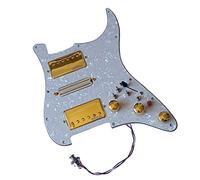Actualice El Interruptor Multifunción HSH Golpeador Precableado Gold Alnico 5 Pickups Set Guitarra Precableado Golpeador