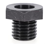 Actualice sus herramientas con un adaptador de portabrocas confiable que va desde un tamaño de husillo de 1/8 de pulgada con ocho roscas por pulgada a 3/4 pulgadas con dieciséis vueltas de rosca.