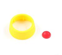 Actualiza tu coche con la tapa de botón de expulsión SC para Cayenne, para Panamera, para Macan, 718, 911 diseñada para una integración perfecta (amarillo)