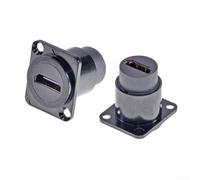 Actualiza tu configuración, 2 acopladores de interconexión multichip de alta densidad, perfectos para conectar consolas de juegos y sistemas de entretenimiento en el hogar (negro)