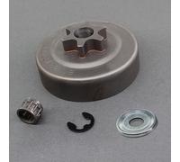 Actualiza tu motosierra con este resistente piñón de cadena de tambor de embrague de metal 6T para modelos MS170, MS180