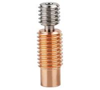 Actualización Bimetálico Heatbreak todo Metal Cobre Titanio TC4 Garganta para Sidewinder X1 V6 Volcano Hotend Titan Aero Extrusora Prusa i3 MK3S 3D Impresora