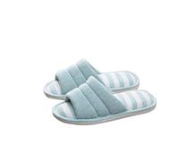 [Actualización cálida] Pantuflas cálidas para mujer, suaves y cómodas, calientan tus pies en invierno, pantuflas para papá para mujer, Blue, 37 EU