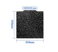 Actualización de cama calefactada para impresora 3D PEO+PEI Hoja de acero con resorte de doble cara con base magnética Placa de construcción de 310 x 310 mm Compatible con (310x310mm)