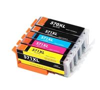 Actualización de Cartucho de Tinta Compatible para TS5050 TS5051 TS5052 TS5053 La Impresora Funciona con PGI570(2 Set)