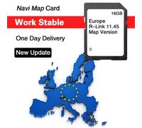 Actualización de Mapa GPS para Navegación en Carretera Carminat R-Link 11.45 para Renault Megane Laguna Kangoo, Tarjeta SD, Navegador GPS para Auto, 16GB, Europa, Reino Unido 2025 R-Link 11.25