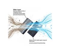 Actualización del Filtro de Aire para FlashForge para Adventurer 5X 5M 5M Pro Filtro Combinado HEPA de Doble Cara 13 con Carbón Activado para AD5X