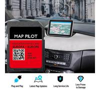 Actualización del Mapa de Europa 2024 para Mercedes Clase A, B, C, E, CLA, CLS, GLA, GLK, Tarjeta SD para Auto, Becker MAP PILOT 8736.907, Navegación V24 GPS for Becker (Code509)
