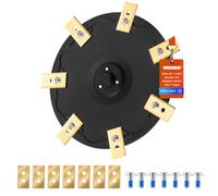 [ACTUALIZACIÓN] Discos de Cuchillo + 7 Piezas Cuchillas Compatibles con Mammotion LUBA Mini AWD Series 800 1500, Disco de Cuchilla para Robot Cortacésped