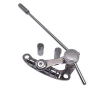 Actualización for guitarra eléctrica estilo Tune-O-Matic, puente, barra de parada, pieza trasera, trémolo, Compatible con LP for guitarras SG, piezas de guitarra TM85(Chrome)