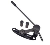 Actualización for guitarra eléctrica estilo Tune-O-Matic, puente, barra de parada, pieza trasera, trémolo, Compatible con LP for guitarras SG, piezas de guitarra TM85(Schwarz)