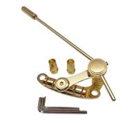 Actualización for guitarra eléctrica estilo Tune-O-Matic, puente, barra de parada, pieza trasera, trémolo, Compatible con LP for guitarras SG, piezas de guitarra TM85(Gold)