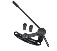 Actualización for guitarra eléctrica estilo Tune-O-Matic, puente, barra de tope, trémolo, Compatible con guitarras LP SG, piezas de guitarra TM85(Schwarz)