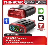 10 Uds THINKCAR THINKDIAG Mini escáner OBD2 diagnóstico de todos los sistemas herramienta de escaneo de diagnóstico de coche lectura/código de falla transparente 50pcs thinkcar BD6