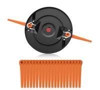 【Actualización】Placa de doble hoja compatible con Gardena Artículos 9822 (SmallCut Li-23R), accesorio de repuesto para cortabordes, 20 cuchillas