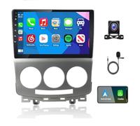 [Actualización] Radio de Coche para Mazda 5 2005-2010 inalámbrica A-pple CarPlay y Android 2 DIN,Pantalla TáCtil De 9 Pulgadas, NavegacióN GPS, Bluetooth, WiFi, Am/FM, CáMara De Respaldo,2+32G