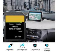 Actualización Sat Nav 2022 Tarjeta SD Última navegación MFD Mapa europeo para Ford Fiesta/B-Max/C-Max/Focus i2013447 con película antivaho gratuita MFD 2022