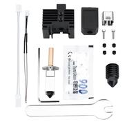 Actualización TZ2.0 Bimetal Heatbreak Hotend con bloque calentador de cobre chapado calentador de cerámica termistor boquilla de acero endurecido 0.4 compatible con impresora 3D Bambulab X1 / X1