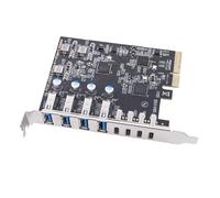 Actualizaciones de PC con tarjeta PCIe USB 3.2 de 8 puertos, transmisión rápida de datos de 10 Gbps, multipuertos, expansión de interfaces USB