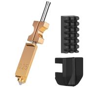 Actualizado AD5X 0,25 mm Full Metal Hotend con boquilla de intercambio rápido, extrusora de calentamiento rápido para alto flujo, compatible con la impresora 3D Flashforge AD5X, accesorios de