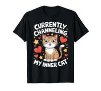 Actualmente canalizando mi gato interior Camiseta
