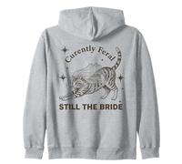 Actualmente Feral Still The Bride Bachelorette Cat Sudadera con Capucha