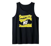 Actualmente ignorando a mi Esposo cónyuge Casado sarcástico Camiseta sin Mangas