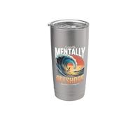 Actualmente Mentalmente Offshore Buena Suerte Llegando Me Surf Vaso térmico de acero inoxidable de doble pared