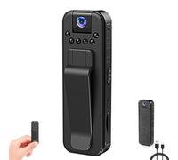Actualous Body Camera, HD 1080P Mini Rechargeable Body Camera with Night Vision & Rotating Lens, Wearable Video Recording, for Indoor, Outdoor, Traveling, Sport (Standard Model)