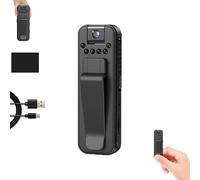 Actualous Body Camera, HD 1080p Rechargeable Mini Portable Body Camera with Night Vison&Rotating Lens, earable Recording, Small POV Cam for Indoor, Outdoor, Traveling, Sport (Direct Recording,64G)