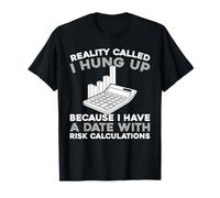 Actuario Riesgo - Estadística Seguros Actuario Camiseta