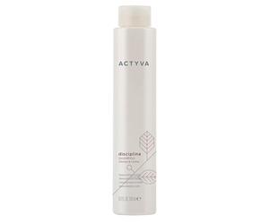 Actyva - Champú Disciplina, hidratante y desenredante para cabellos encrespados, con ácido hialurónico y aceite de almendras, efecto seda - 250 ml