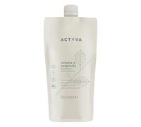 Actyva - Champú para volumen y plenitud para cabello fino con efecto de volumen con linaza, sin silicona, 1000 ml