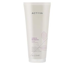 Actyva - Máscara protectora de color brillante para cabellos teñidos, con aceite de moringa, efecto desenredante - 200 ml