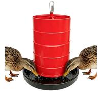 Acuadores de pollo - 18,89 pulgadas Universal Poultry Drinker Feed Bucket | Contenedor de almacenamiento de agua multifuncional portátil | Alimentador de pollo de gran capacidad para el suelo del