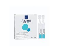 Acuaiss DUAL GEL Lágrima Artificial de Gel con Ácido Hialurónico. Gotas Oculares para la Sequedad Moderada y Severa. Sin Conservantes. Monodosis 20 x 0,35 ml