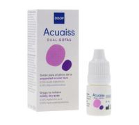 Acuaiss Dual Gotas para Ojos Secos. Lágrimas Artificiales con Ácido Hialurónico e Hidroxietilcelulosa, 6 ml