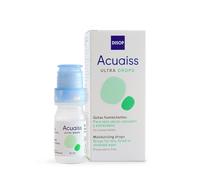 Acuaiss - Lágrima Artificial sin Conservantes, Ácido Hialurónico, Hidratación Ojos Secos Moderados, Uso Prolongado, Ideal Lentes de Contacto, 10 ml, Limpieza Ojos, Alergia Ojos