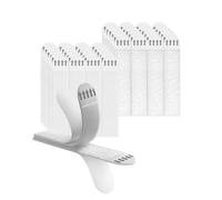 Acual 24 Pares Tiras Adhesivas para Colgar Cuadros, Cuelga Fácil Sin Agujeros ni Clavos, Tiras de Doble Cara Extra Fuerte para Marcos y Espejos, Sin Dañar Pared (48 Tiras)