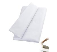 Acual Entretela Termoadhesiva 100x200cm - Tela Entretela para Planchar de una Cara (55g/㎡), Tela Adhesiva de Peso Medio para Costura, Patchwork, Cuellos y Manualidades DIY - Blanco