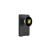 Acuarela Abeja Amarillo Flores Polinizadores Arte PopSockets PopWallet para MagSafe