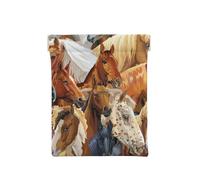 Acuarela Animal Caballo Impreso, Squeeze Top Wallet Bolsa de Almacenamiento para Mujer Monedero pequeño Bolsa de Cambio