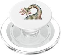 Acuarela Dinosaurio Primavera Lindo Tulip PopSockets PopGrip para MagSafe