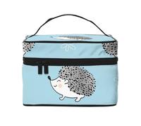 Acuarela Dos orcasBolsa de Maquillaje, Bolsa de Cosméticos Portátil para Mujer-Organizador de Cosméticos de Viaje, Regalo para Momentos Especiales