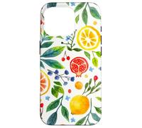 Acuarela Frutas, Florales, y Hojas Pintura Carcasa para iPhone 16 Pro