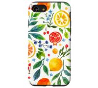 Acuarela Frutas, Florales, y Hojas Pintura Carcasa para iPhone SE (2020) / 7 / 8