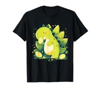 Acuarela Lime Dino Artwork Lime Fruit Dinosaur Lover Camiseta