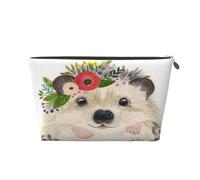 Acuarela Lindo Animal Encantador Erizo, Bolsa de artículos de tocador Bolsa de Maquillaje Bolsa de cosméticos Bolsa de artículos de tocador de Viaje portátil