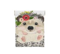 Acuarela Lindo Animal Encantador Erizo, Squeeze Top Wallet Bolsa de Almacenamiento para Mujer Monedero pequeño Bolsa de Cambio